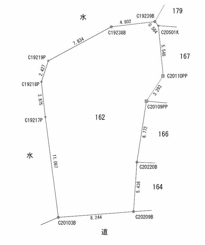 地積測量図より